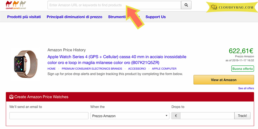 monitorare prezzi amazon