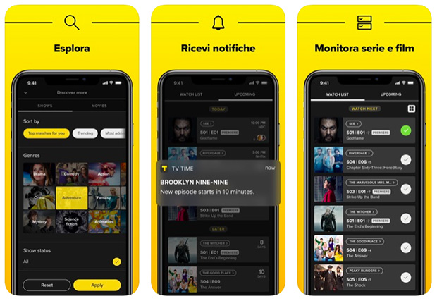 app per le serie tv